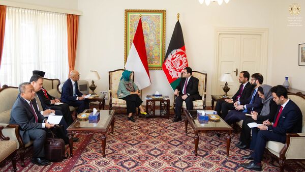 وزیر خارجه اندونیزیا وارد کابل شد  - اسپوتنیک افغانستان  