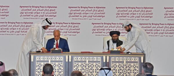 آیا امریکا از طریق توافق با طالبان بهدنبال بازی جدید در افغانستان است؟ آیا امریکا از طریق توافق با طالبان بهدنبال بازی جدید در افغانستان است؟ - اسپوتنیک افغانستان