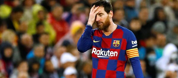 Лионель Месси на матче Барселона - Реал Мадрид Лионель Месси на матче Барселона - Реал Мадрид - اسپوتنیک افغانستان