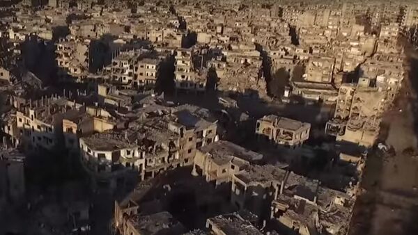 تصاویر ویدیوئی اختصاصی از شهر ویران شده حمص - اسپوتنیک افغانستان  