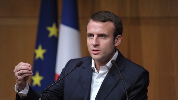 French Economy Minister Emmanuel Macron - اسپوتنیک افغانستان  