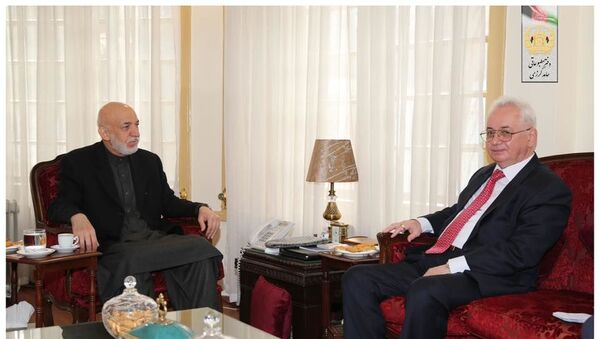 دیدار حامد کرزی با سفیر روسیه در کابل - اسپوتنیک افغانستان  