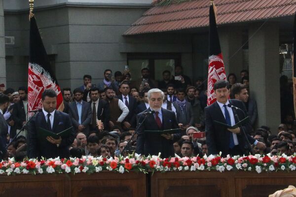 مراسم تحلیف عبدالله به عنوان رئیس حکومت همه‌شمول افغانستان - اسپوتنیک افغانستان  