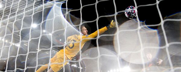 Матч 1/8 финала Ливерпуль - Атлетико Мадрид на стадионе в Ливерпуле Матч 1/8 финала Ливерпуль - Атлетико Мадрид на стадионе в Ливерпуле - اسپوتنیک افغانستان