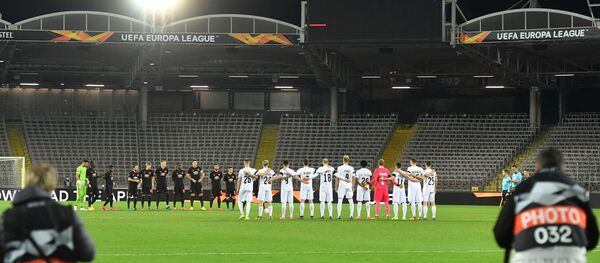 Команды Manchester United и Lask перед матчем Команды Manchester United и Lask перед матчем - اسپوتنیک افغانستان