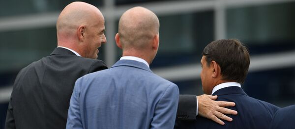 جیانی اینفانتینو رییس فیفا Russia Eastern Economic Forum جیانی اینفانتینو رییس فیفا Russia Eastern Economic Forum - اسپوتنیک افغانستان