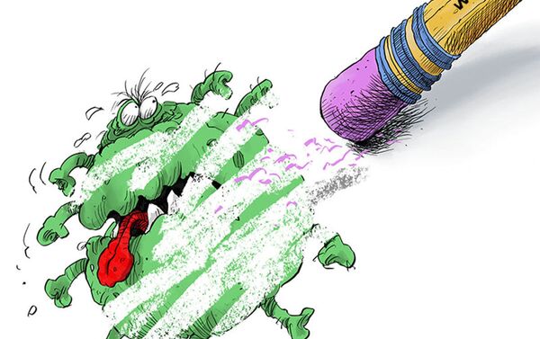 اثر مسعود شجاعی طباطبایی در جشنواره بین المللی کارتون ما کرونا را شکست می‌دهیم
 - اسپوتنیک افغانستان  