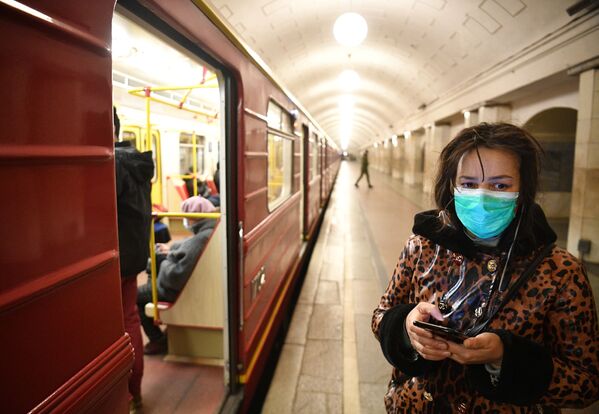  ایستگاه های متروی مسکو خالی از مسافران شد. - اسپوتنیک افغانستان  