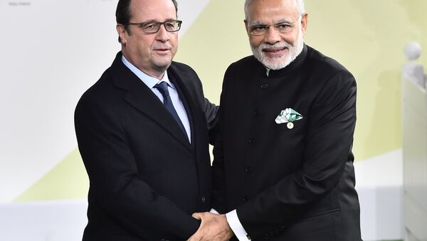 بازدید فرانسوا اولاند رئیس جمهور فرانسه از هند - اسپوتنیک افغانستان  