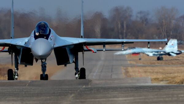 پرواز جنگنده‌های جدید روسی به جزیرۀ مورد مناقشه جاپان و روسیه+ویدیو - اسپوتنیک افغانستان  