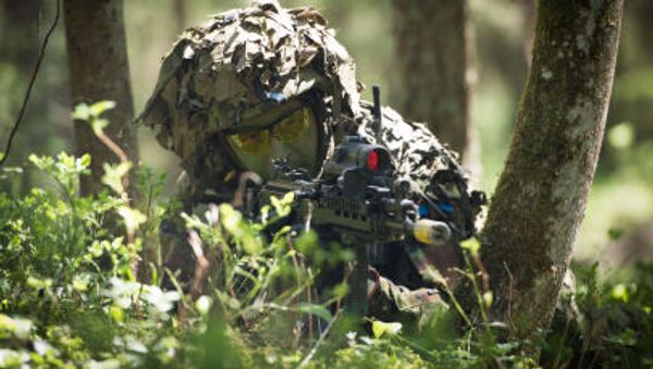 Эстонские солдаты принимают участие в ежегодных военных учениях - اسپوتنیک افغانستان  