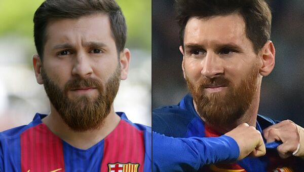 Reza Parastesh ve Lionel Messi - اسپوتنیک افغانستان  