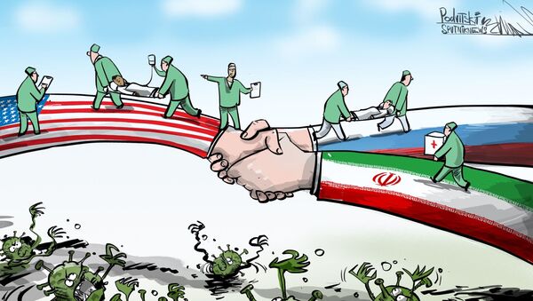  کمک روسیه و ایران به آمریکا در مبارزه با کروناویروس - اسپوتنیک افغانستان  