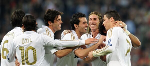 سرخیو راموس و کریستیانو رونالدو Футбол. Лига Чемпионов. Матч Реал - ЦСКА سرخیو راموس و کریستیانو رونالدو Футбол. Лига Чемпионов. Матч Реал - ЦСКА - اسپوتنیک افغانستان