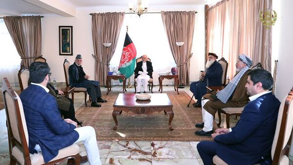 اشرف غنی با سیاسیون افغانستان دیدار کرد - اسپوتنیک افغانستان  