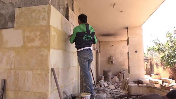 آغاز بازسازی شهر جنگ زده حلب سوریه - اسپوتنیک افغانستان  