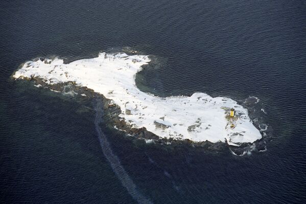 جزیره ای در دریای بارنتس در قطب شمال - اسپوتنیک افغانستان  