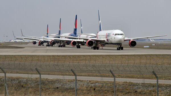 Самолеты на стоянке в аэропорту Внуково - اسپوتنیک افغانستان  