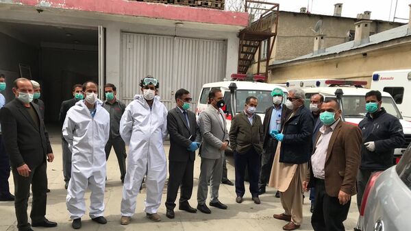 بررسی وزير صحت‌عامه افغانستان از كاركردهای كابل امبولانس  - اسپوتنیک افغانستان  