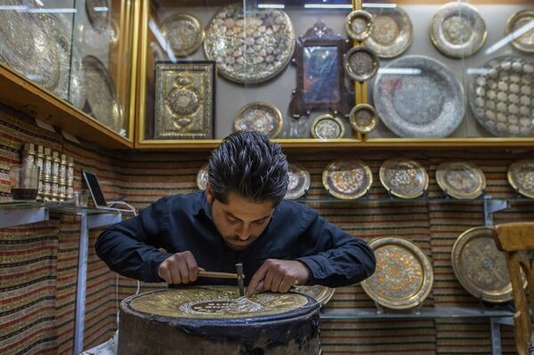 منبت کاری در بازار حمیدیا در دمشق - اسپوتنیک افغانستان  