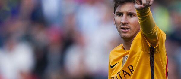 Футболист ФК Барселона Лионель Месси Футболист ФК Барселона Лионель Месси - اسپوتنیک افغانستان