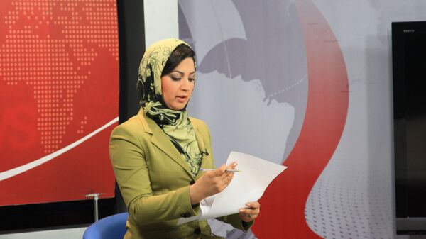 خبرنگار زن - اسپوتنیک افغانستان  