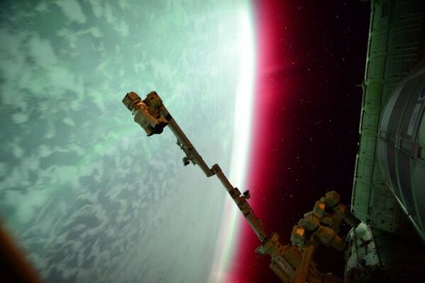 شفق قطبی از ایستگاه بین المللی فضایی - اسپوتنیک افغانستان  