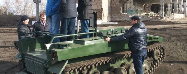 Russia Marker Combat Robot Russia Marker Combat Robot - اسپوتنیک افغانستان