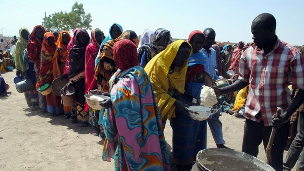Раздача еды в Нигерии  - اسپوتنیک افغانستان  