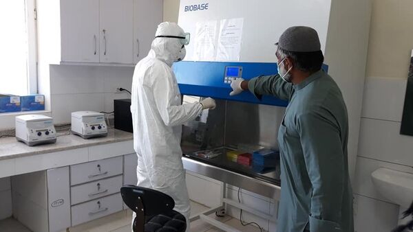 لابراتوار تشخیص کرونا ویروس در پکتیا - اسپوتنیک افغانستان  