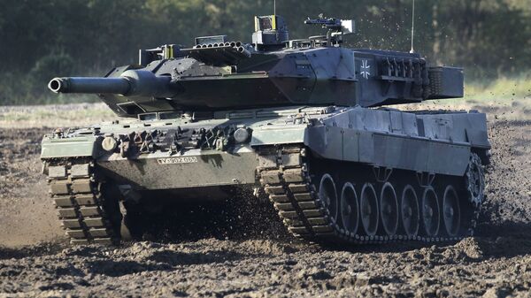 Танк Leopard 2 немецкой армии - اسپوتنیک افغانستان  