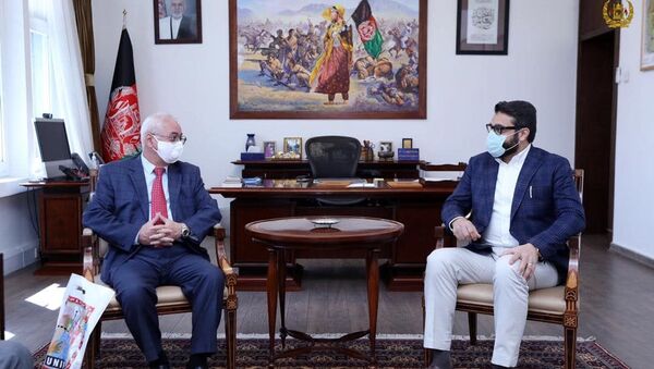 دیدار سفیر روسیه با مشاور امنیت ملی افغانستان - اسپوتنیک افغانستان  
