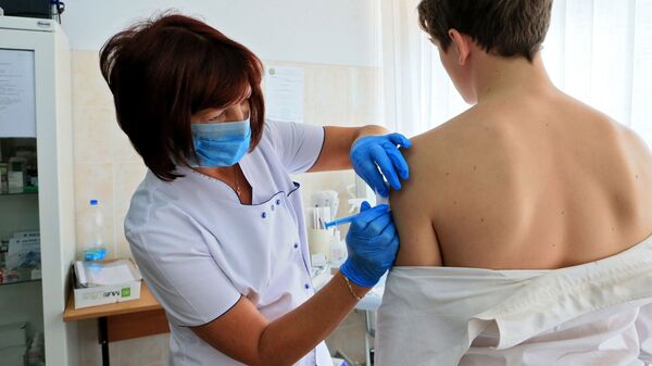 Вакцинация против гриппа в Светлогорске - اسپوتنیک افغانستان  