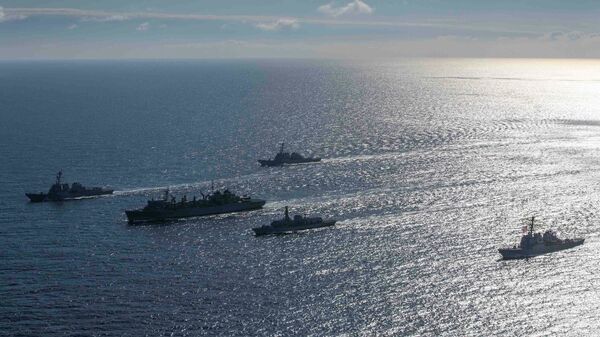 موقعیت کشتی های جنگی امریکا در دریای سیاه افشا شد - اسپوتنیک افغانستان  
