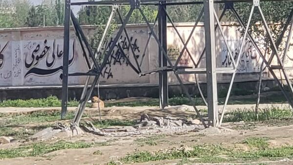 انفجار یک پایه برق ۱۱۰کیلو ولت در منطقه احمد شاه بابا - اسپوتنیک افغانستان  