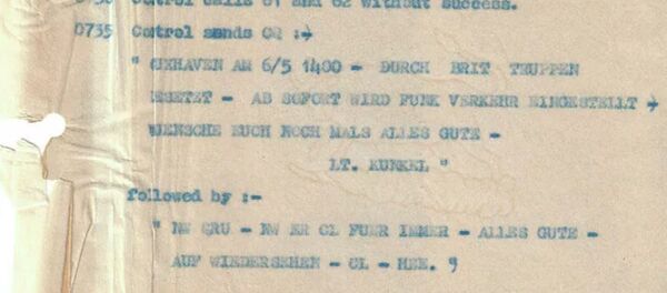 آخرین پیام رمزگذاری شده نیروهای آلمان نازی منتشر شد  - اسپوتنیک افغانستان  