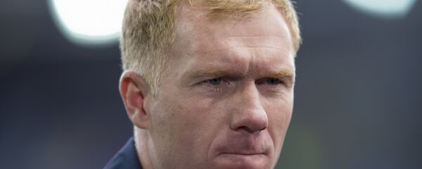 Paul Scholes as a television pundit before the English Premier League soccer match between Everton and Chelsea at Goodison Park Stadium, Liverpool, England, Saturday Sept. 12, 2015 - اسپوتنیک افغانستان  