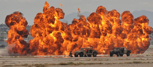 موتر مملو از مواد منفجره طالبان توسط نیروهای هوایی نابود گردید + ویدیو - اسپوتنیک افغانستان  