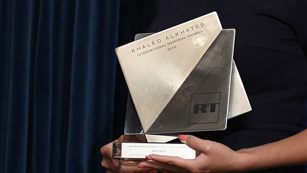 خبرنگاران روسیه، سوریه و هند، برنده جایزه آر تی برای خبرنگاران جنگی شدند - اسپوتنیک افغانستان  