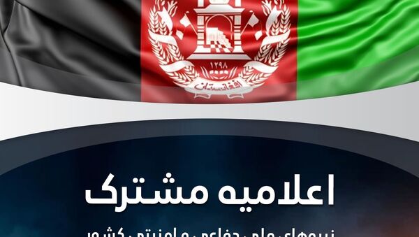 اعلامیه‌ مشترک نیروهای ملی دفاعی و امنیتی افغانستان درباره رخدادهای اخیر  - اسپوتنیک افغانستان  