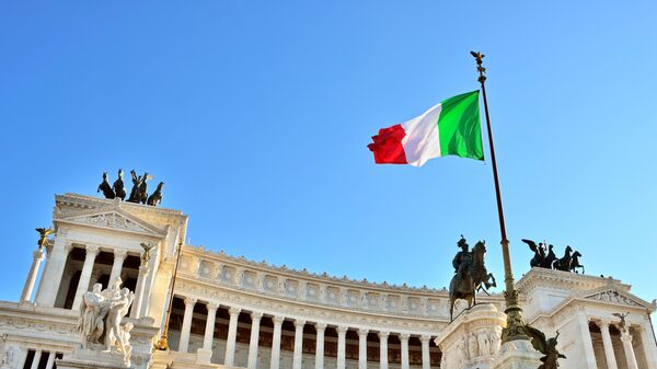 Национальный флаг Италии в Риме - اسپوتنیک افغانستان  