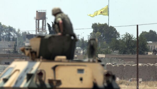 شورشیان مسلح مستقیم از سرحد ترکیه – سوریه مجهز به سلاح می شوند - اسپوتنیک افغانستان  