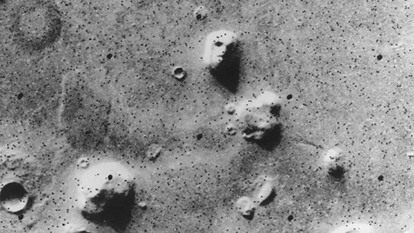 عجایب سطح مریخ/ نقش چهره - اسپوتنیک افغانستان  