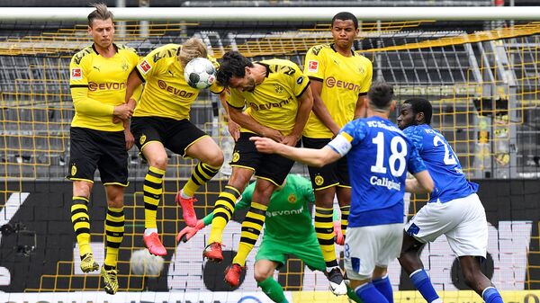Bundesliga Spiel von Borussia Dortmund gegen Schalke 04 am 16. Mai 2020 - اسپوتنیک افغانستان  