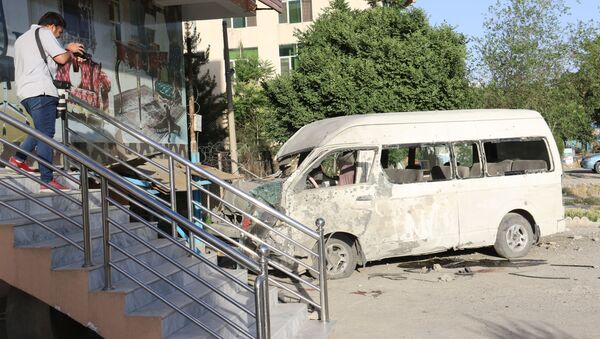 حمله بر کارمندان تلویزیون خورشید در کابل دو کشته و چهار زخمی برجای گذاشت - اسپوتنیک افغانستان  