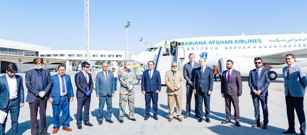 محموله کمکی تجهیزات و وسایل طبی روسیه به کابل رسید - اسپوتنیک افغانستان  