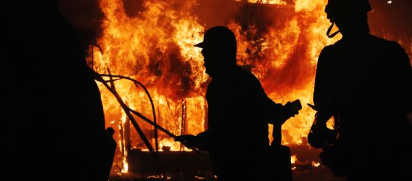 گزارش تصویری؛ اعتراضات و خطرهایش در امریکا - اسپوتنیک افغانستان  