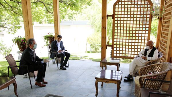 دیدار غنی با سفیر اتحادیۀ اروپا برای افغانستان - اسپوتنیک افغانستان  