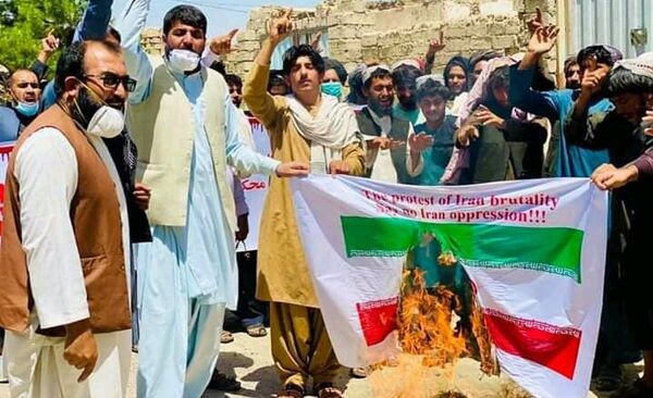 اعتراض باشندگان هلمند علیه ایران - اسپوتنیک افغانستان  
