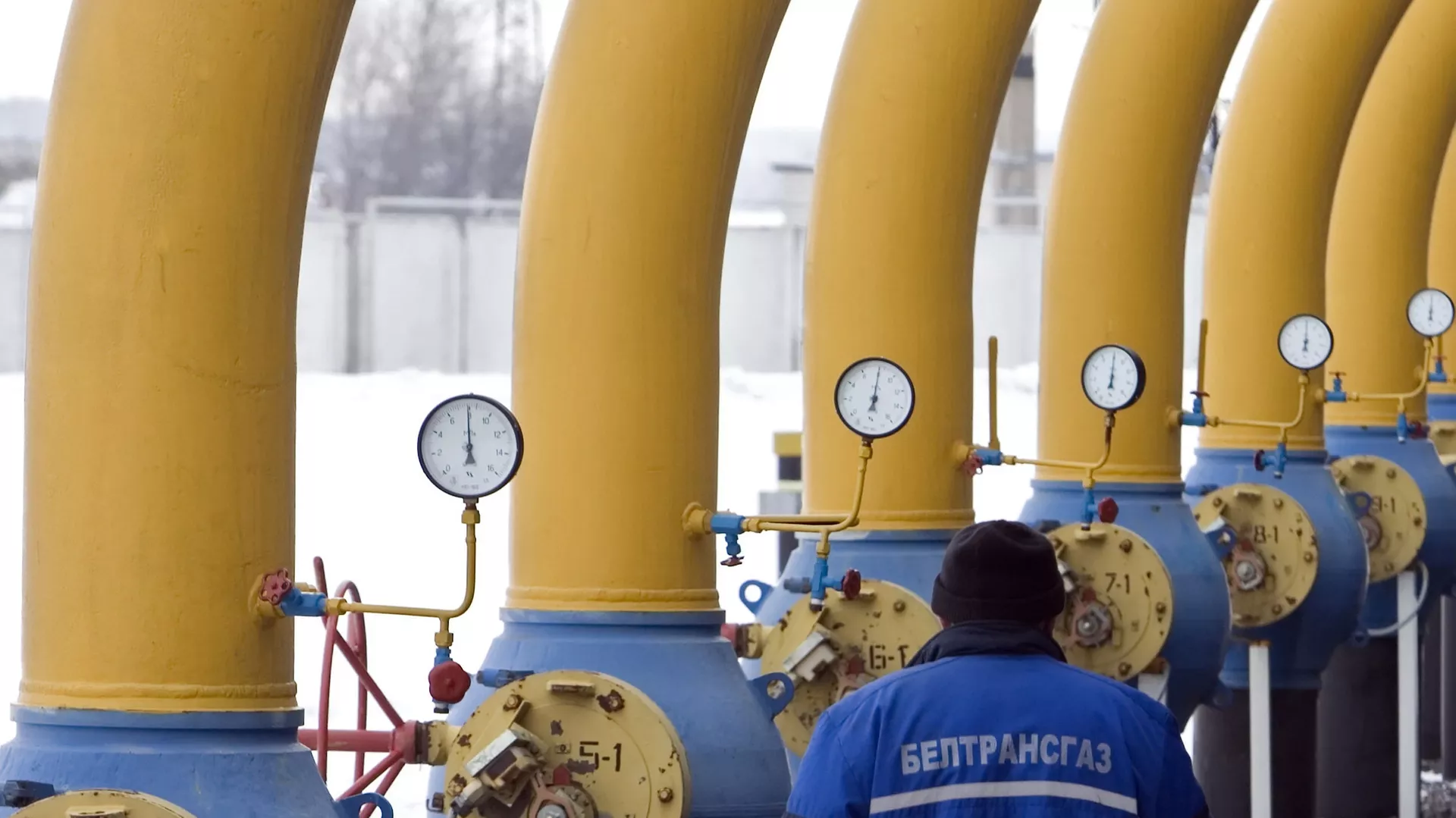 Газокомпрессорная станция на участке газопровода «Ямал–Европа»